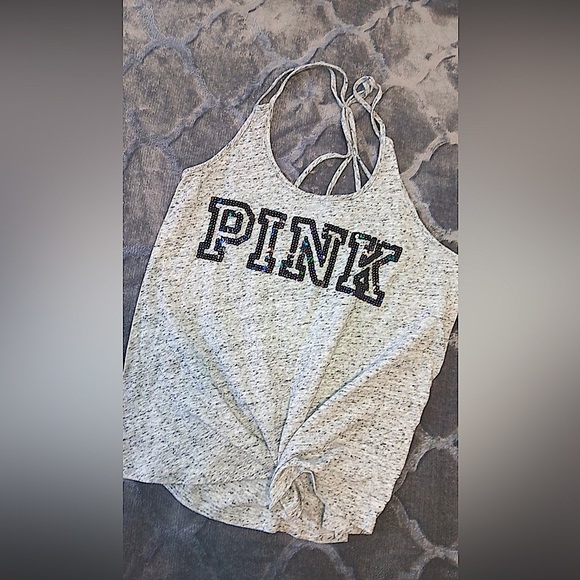 PINK extra bling tank top oversized xs - Picture 9 of 9